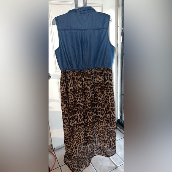 Speed Control- Denim Maxi Dresses for Women - Picture 5 of 8